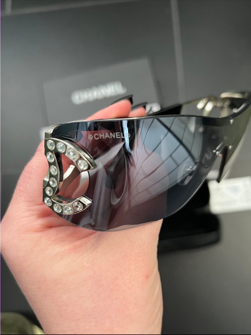 Chanel Shield Sunglasses - Picture 7 of 9
